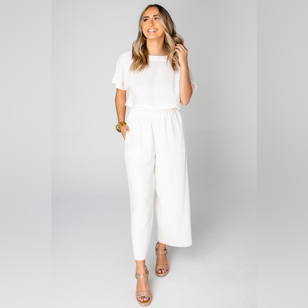 NWT BuddyLove Margot Two-Piece Set - White